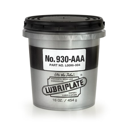 Lubriplate No. 930-Aaa, 12 Oz Tubs, Nlgi No. 0 Grease For Auto Lube Greasing Systems, PK12 L0098-004
